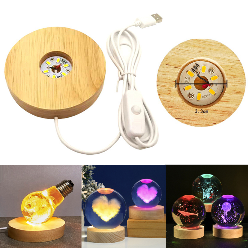 Lighting Decoration Stand - Espositore artistico in resina Base per