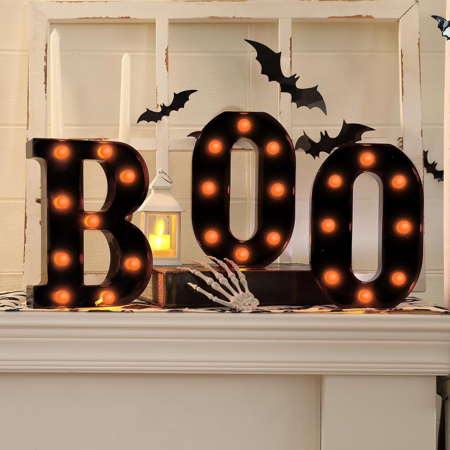 Light Up Letters Marquee - Decorazioni di Halloween - 3 tendone