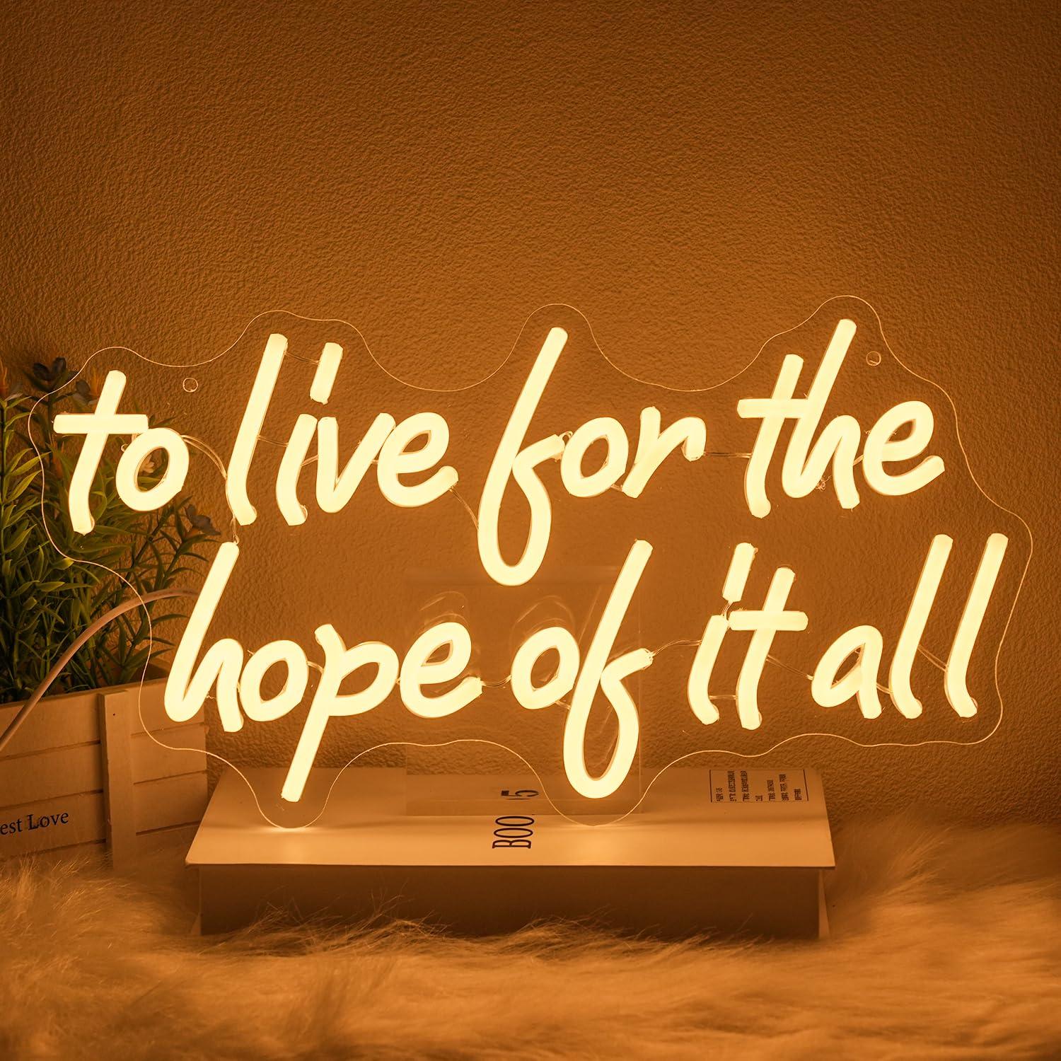 Lighting Decor For Bedroom - Insegna al neon 