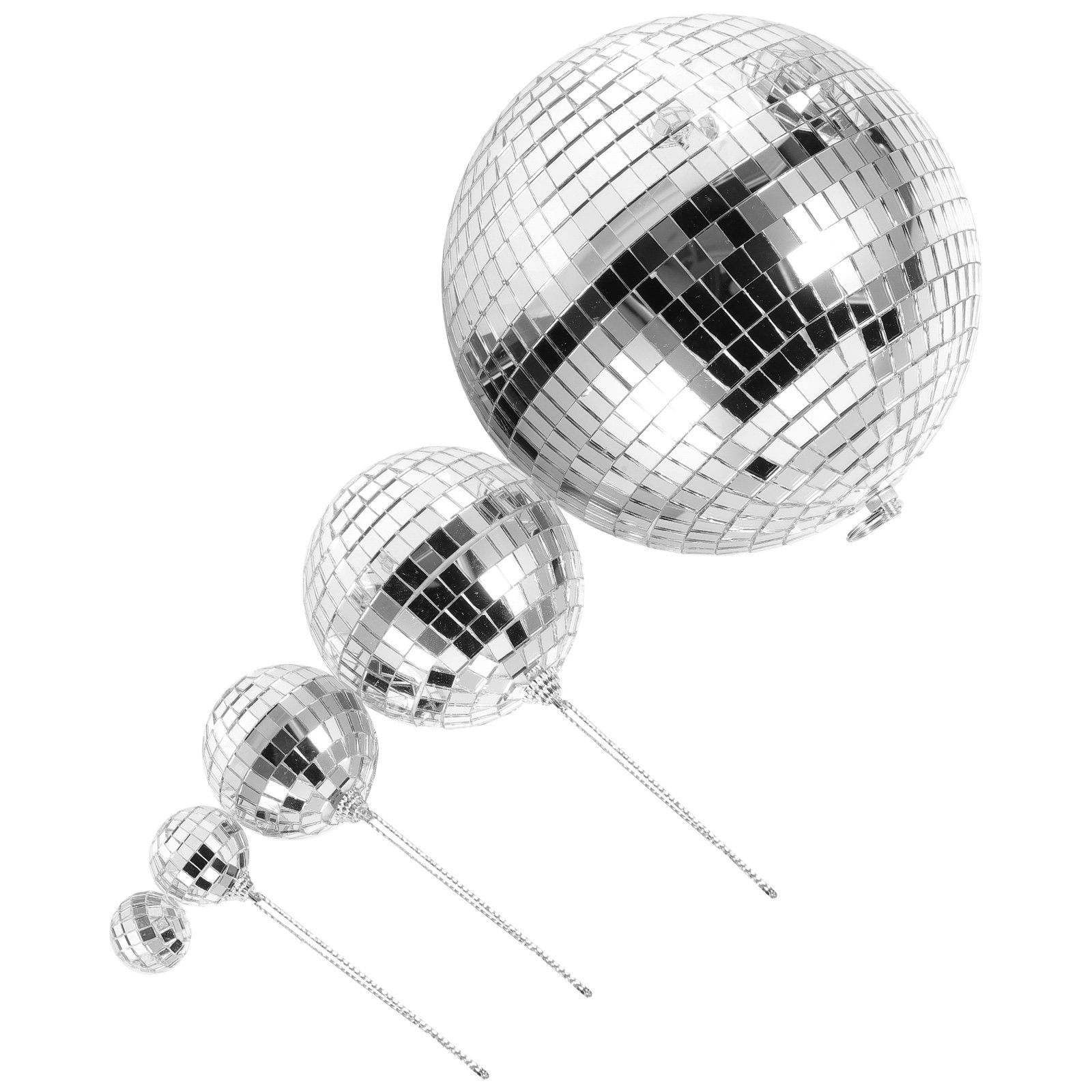 Disco Ball Mirror - 5 pezzi di ornamenti a forma