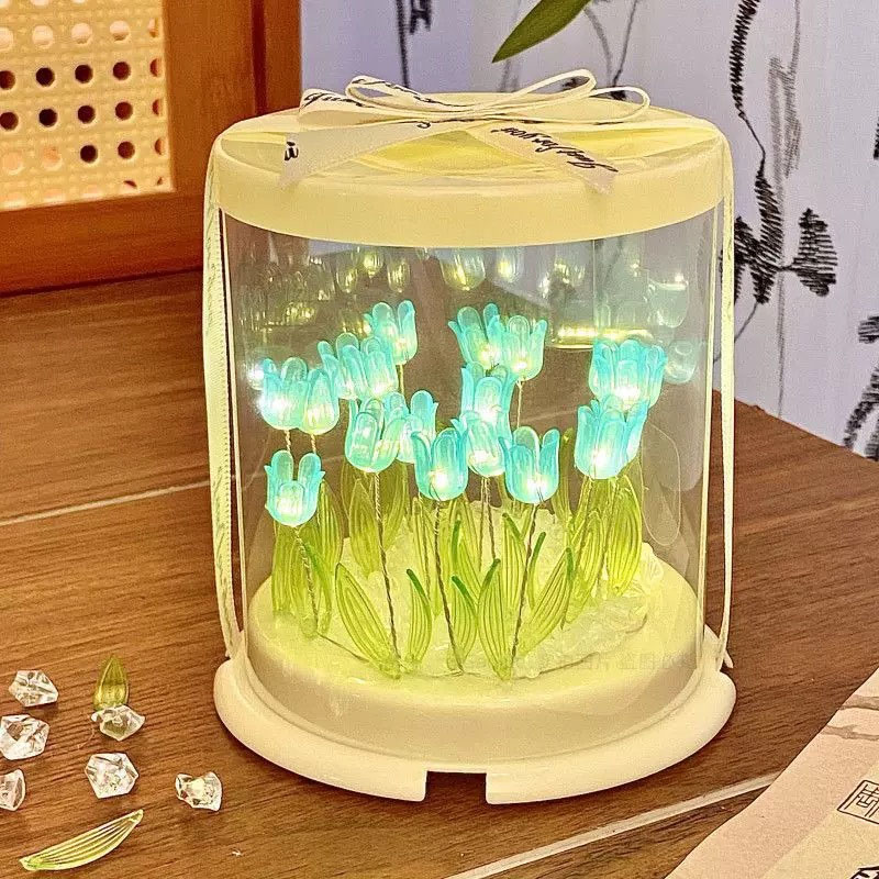 Lighting Decor For Bedroom - Lampada a tulipano fai-da-te Simulazione Fiore