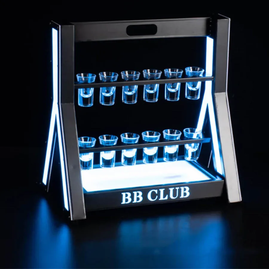 Lighting Decoration Stand - Espositore per bicchierini a LED ricaricabile