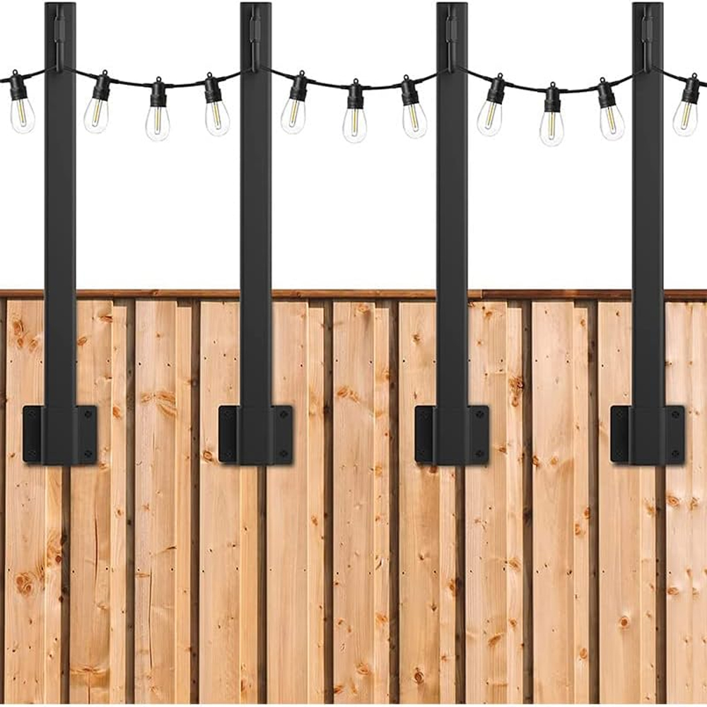 Lighting Decoration Stand - 4 Pali in Metallo per Luci