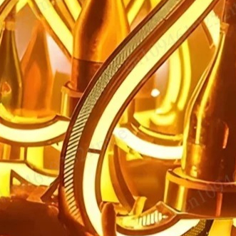 Lighting Decoration Stand - Espositore per Bottiglie di Vino in