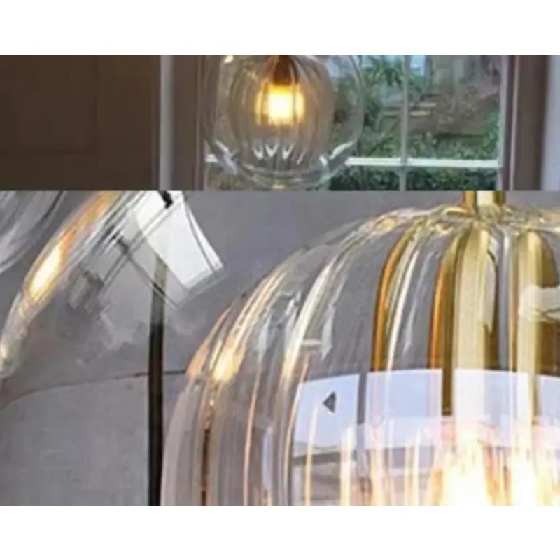 Decor Lighting Fixtures - Lampada a sospensione in vetro nordico