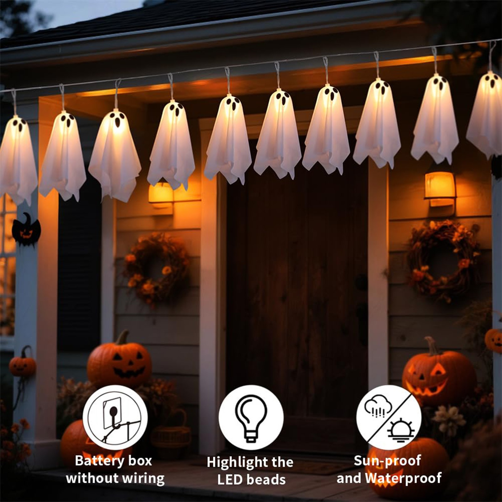 Lighting Decor House - Decorazioni per la casa stregata Fantasma