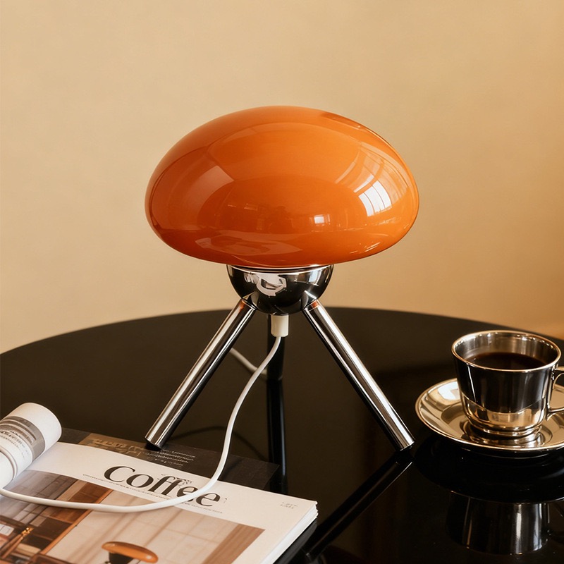 Lighting Decor For Bedroom - Lampada da Tavolo in Vetro Stile