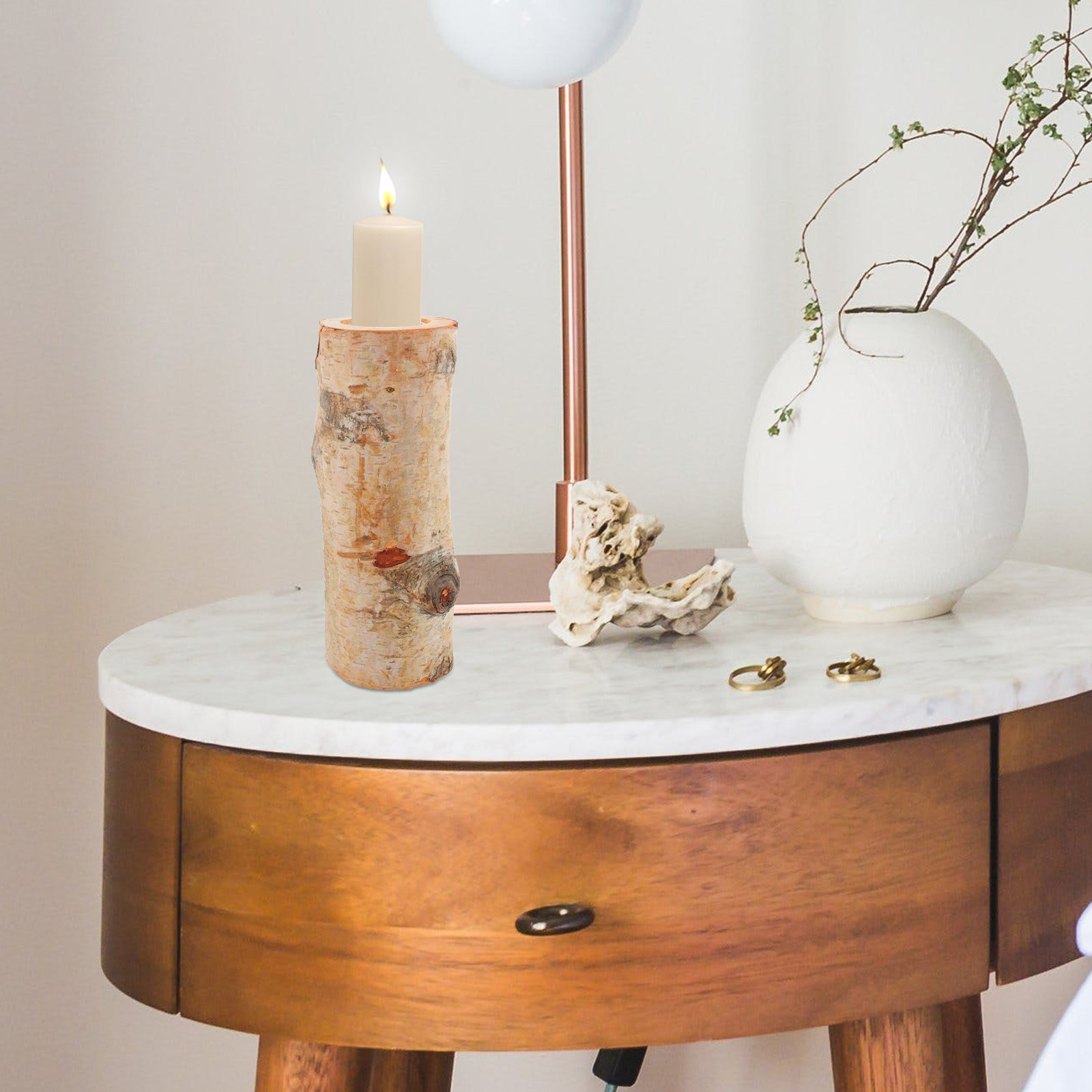 Set di 1 Portacandele in Legno - Lighting Decoration Stand recensione e prezzo