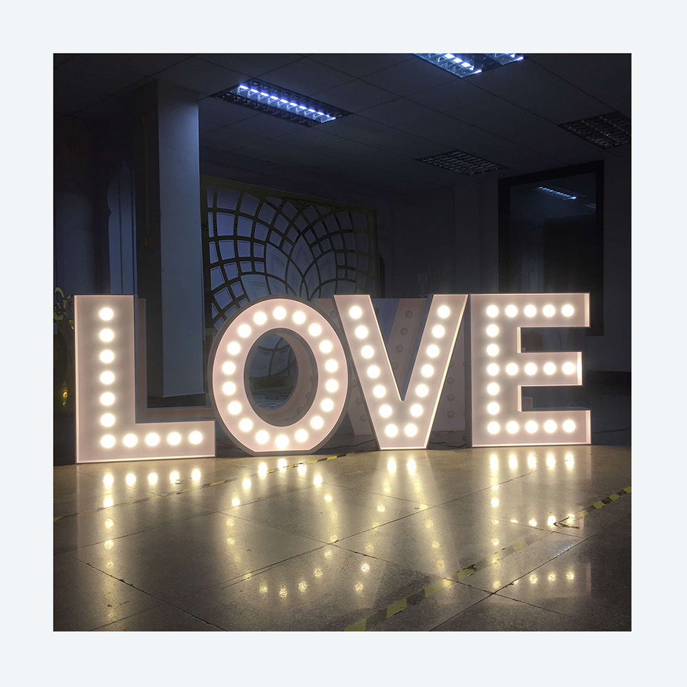 Vendite calde Supporto Oem Num - Light Up Letters Marquee recensione e prezzo
