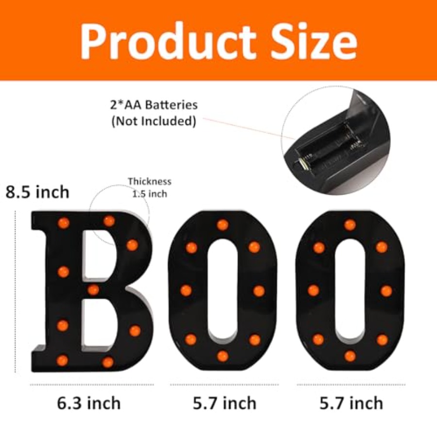 Decorazioni di Halloween - Ins - Light Up Letters Marquee recensione e prezzo