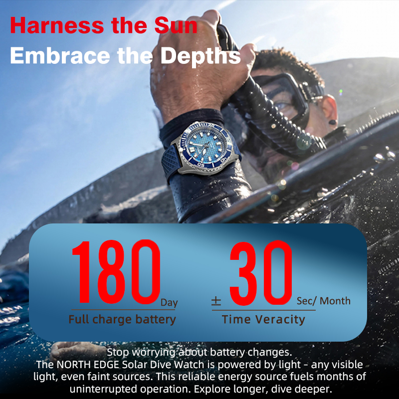 NORTH EDGE ABYSS Orologio Suba - Lantern Paper Solar recensione e prezzo