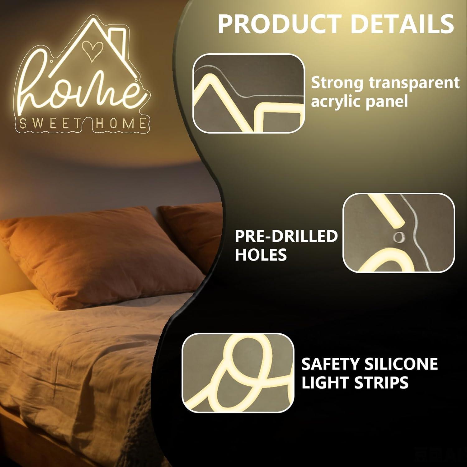 Insegna al Neon 'Sweet Home' c - Lighting Decor House recensione e prezzo