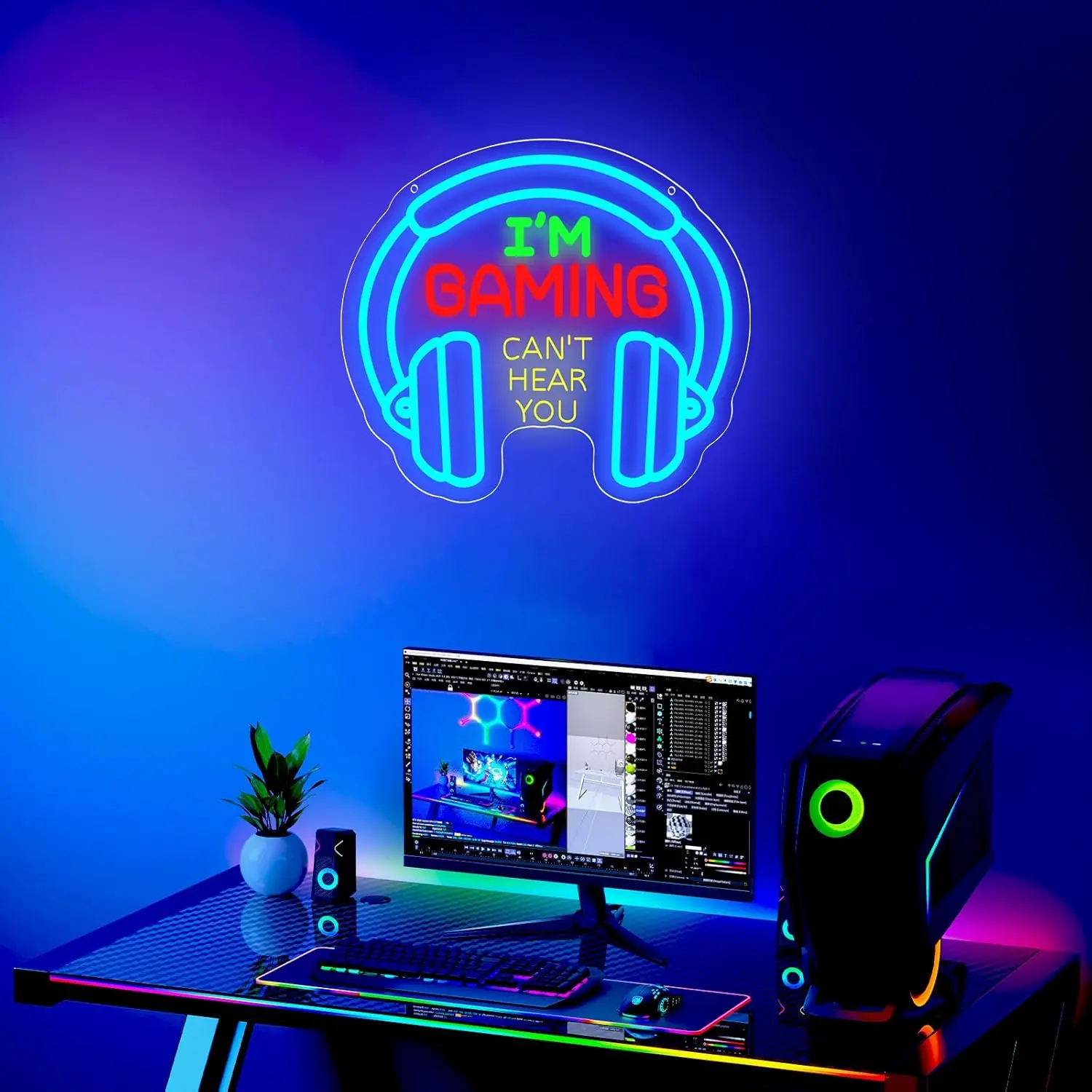 Insegna al Neon LED USB 'I'M G - Lighting Decor For Bedroom recensione e prezzo