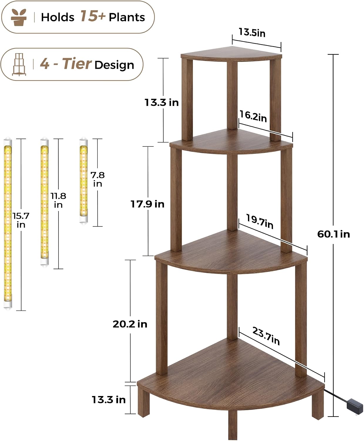 Supporto angolare in legno per - Lighting Decoration Stand recensione e prezzo