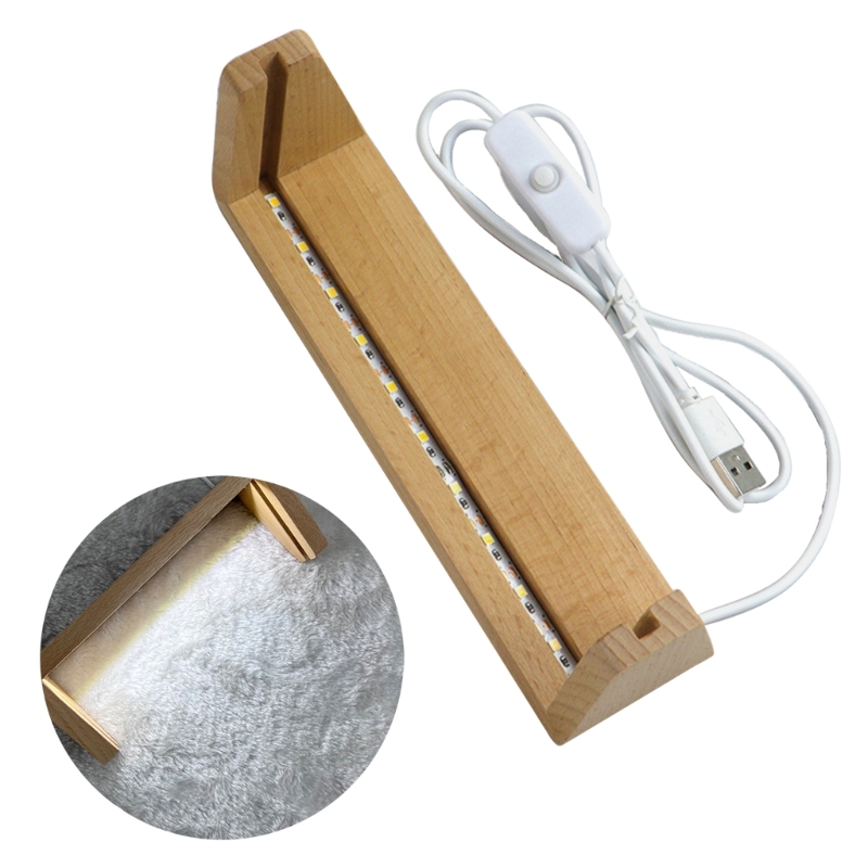 Base luminosa a LED in legno a - Lighting Decoration Stand recensione e prezzo