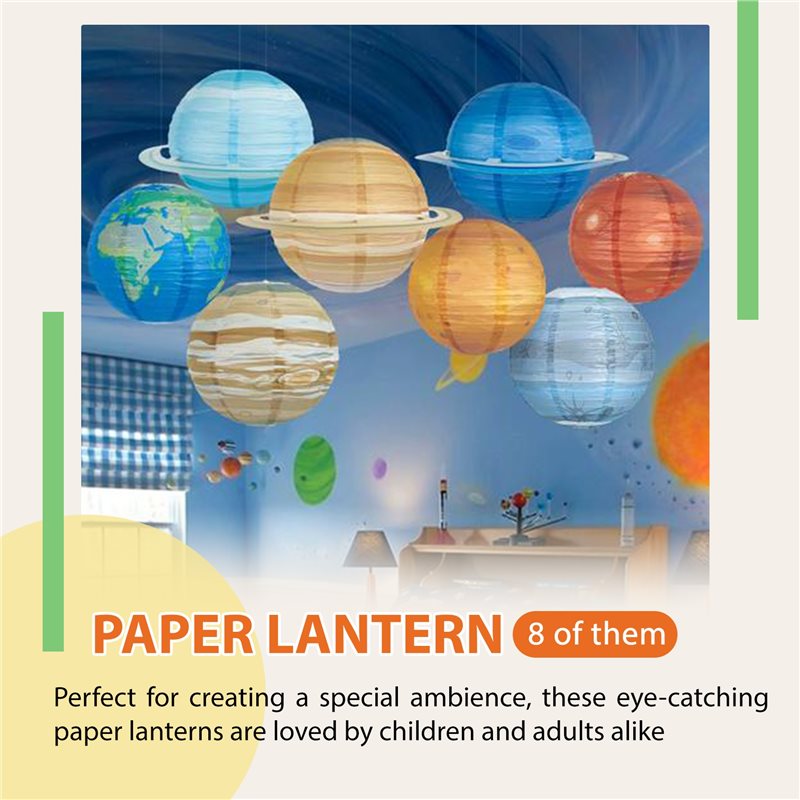 A93Z Set di 8 Lanterne a Tema  - Lantern Paper Solar recensione e prezzo