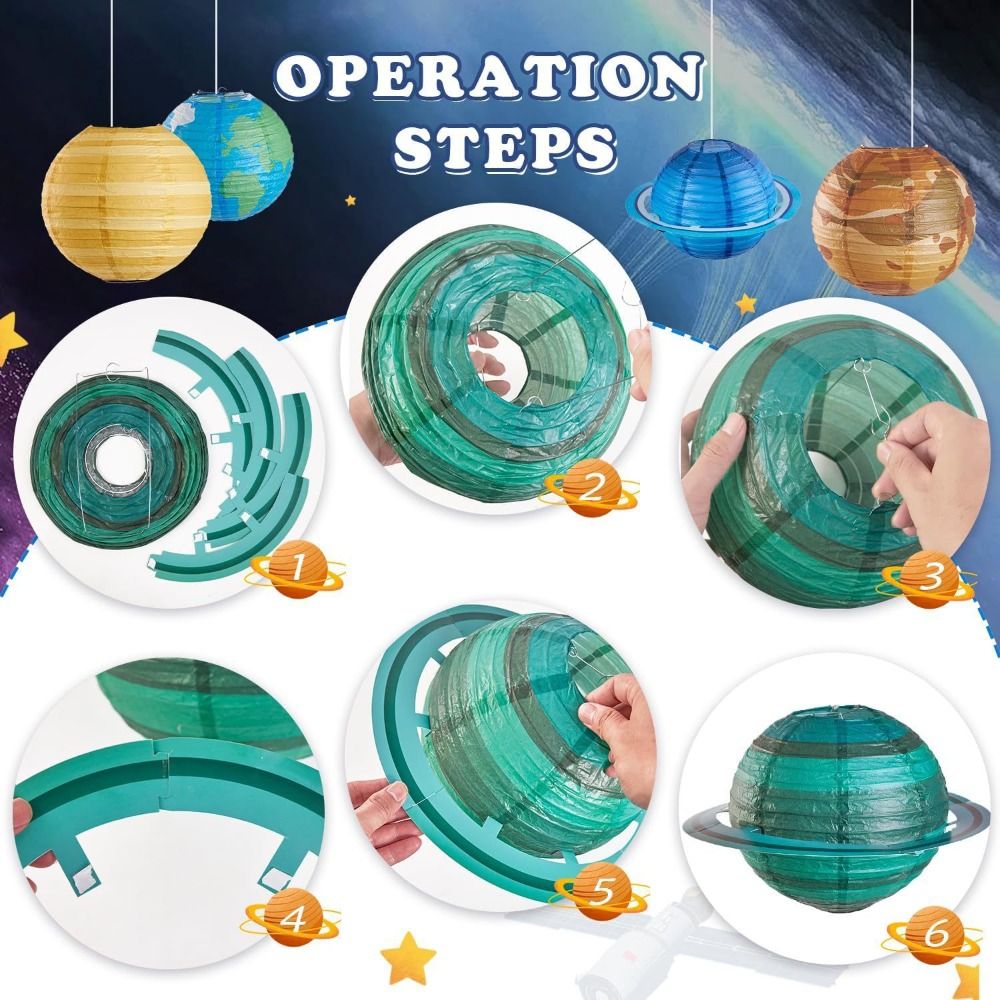 Tema spaziale galassia Lantern - Lantern Paper Solar recensione e prezzo
