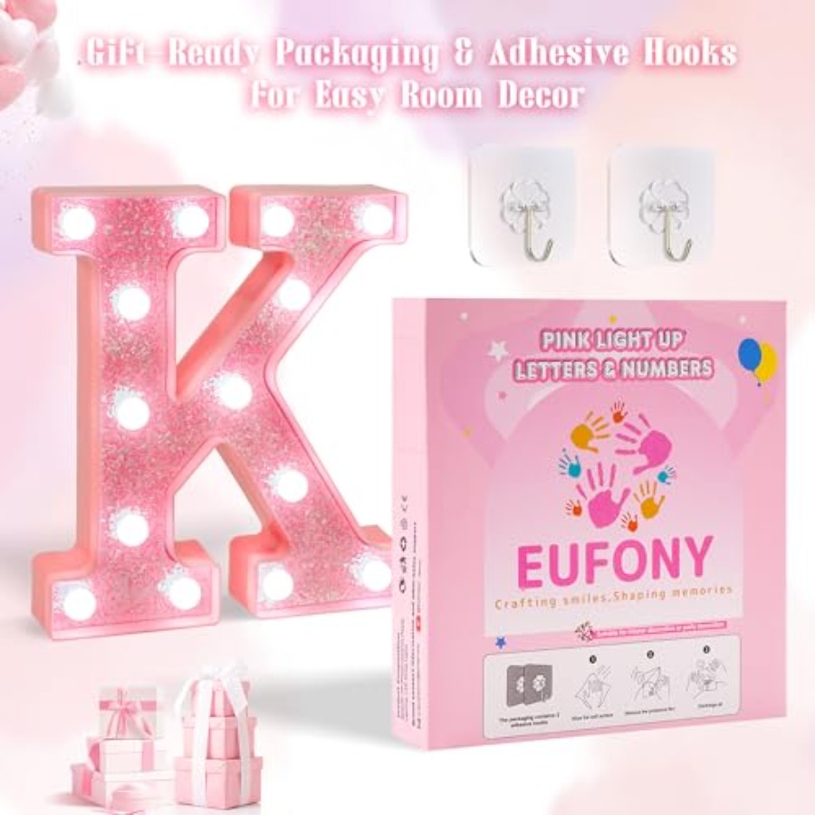 Lettere luminose rosa, lettere - Light Up Letters Marquee recensione e prezzo