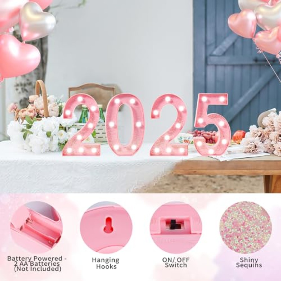 Lettere luminose rosa, lettere - Light Up Letters Marquee recensione e prezzo