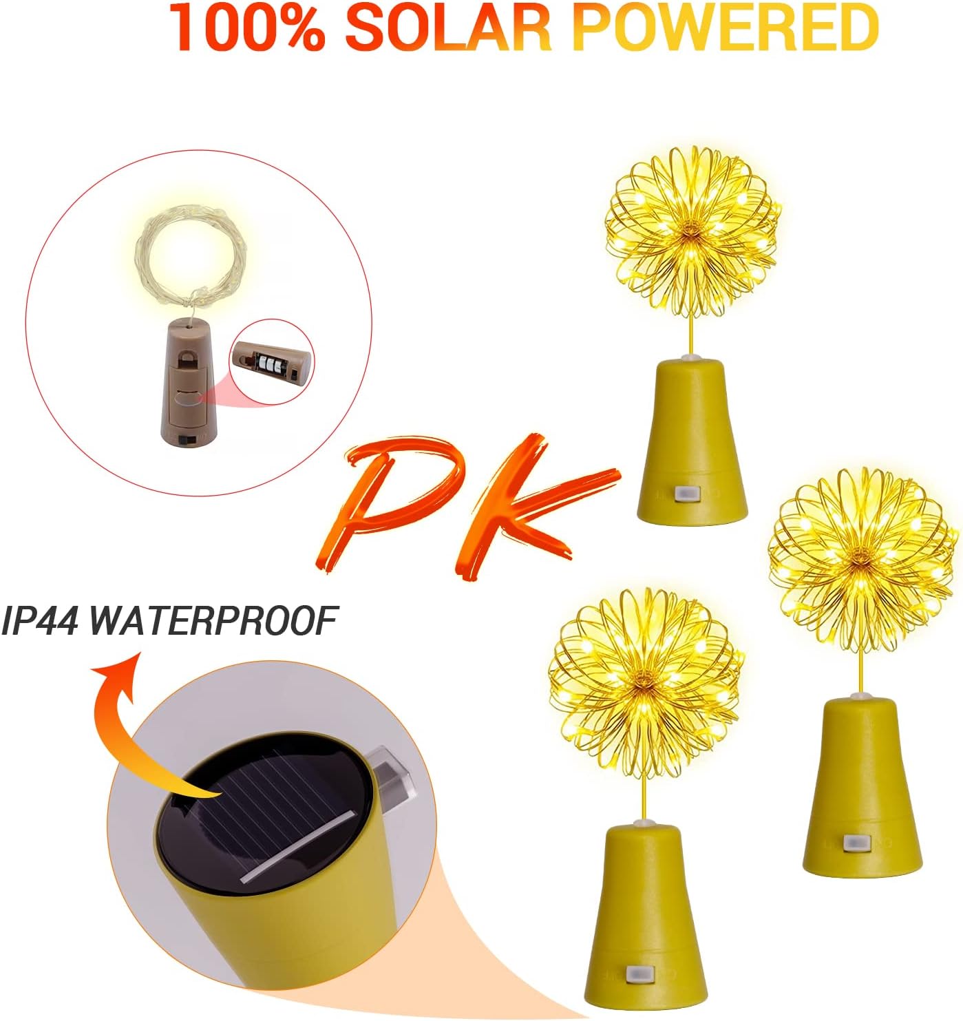 10/20 LED Bottiglia di vino so - Lantern Paper Solar recensione e prezzo