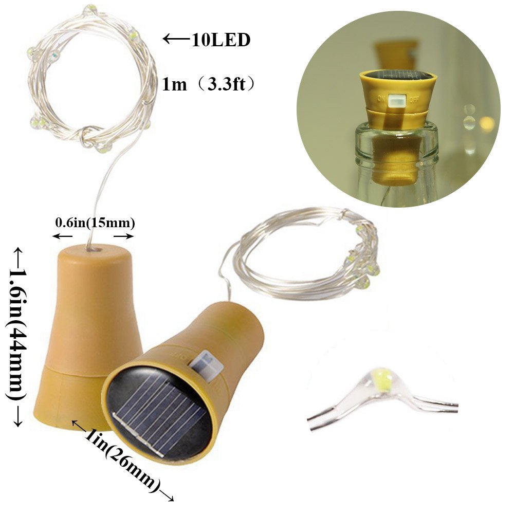 10/20 LED Bottiglia di vino so - Lantern Paper Solar recensione e prezzo