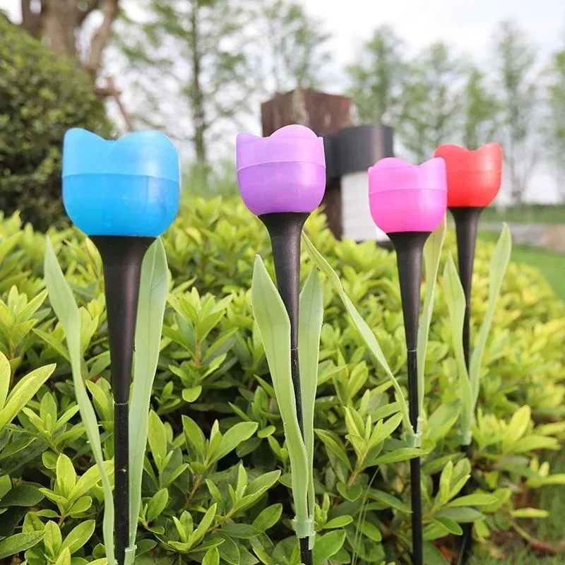 1Pcs Garden Tulip Flower Shape - Lighting Decoration Stand recensione e prezzo