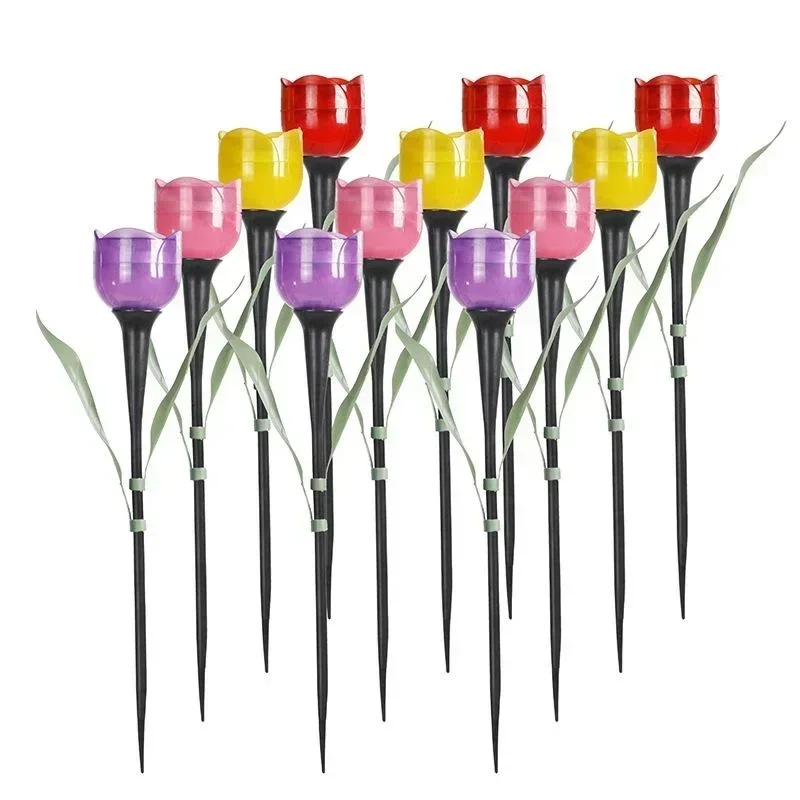1Pcs Garden Tulip Flower Shape - Lighting Decoration Stand recensione e prezzo