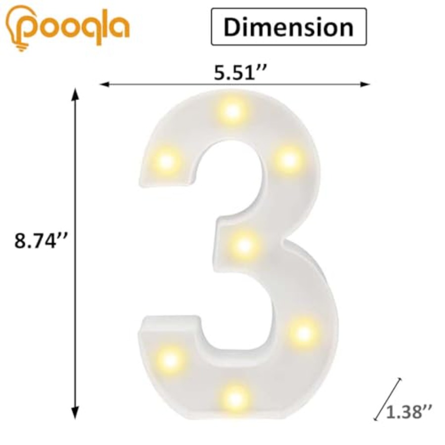 Numeri e Lettere Decorative Lu - Light Up Letters Marquee recensione e prezzo
