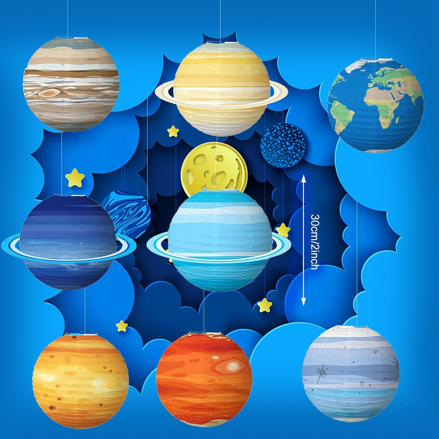 1 pz sistema solare otto piane - Lantern Paper Solar recensione e prezzo