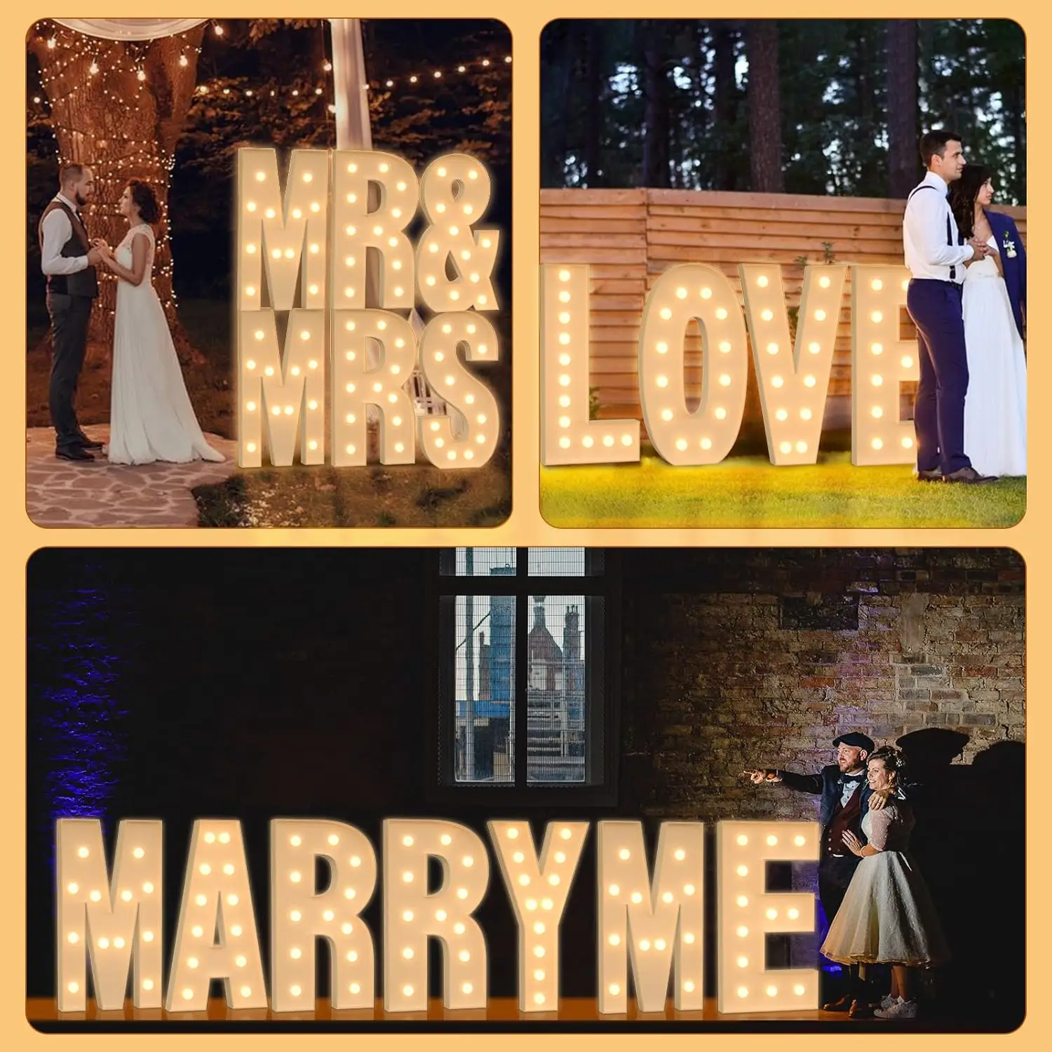 Lettere Luminose DIY da 120CM, - Light Up Letters Marquee recensione e prezzo