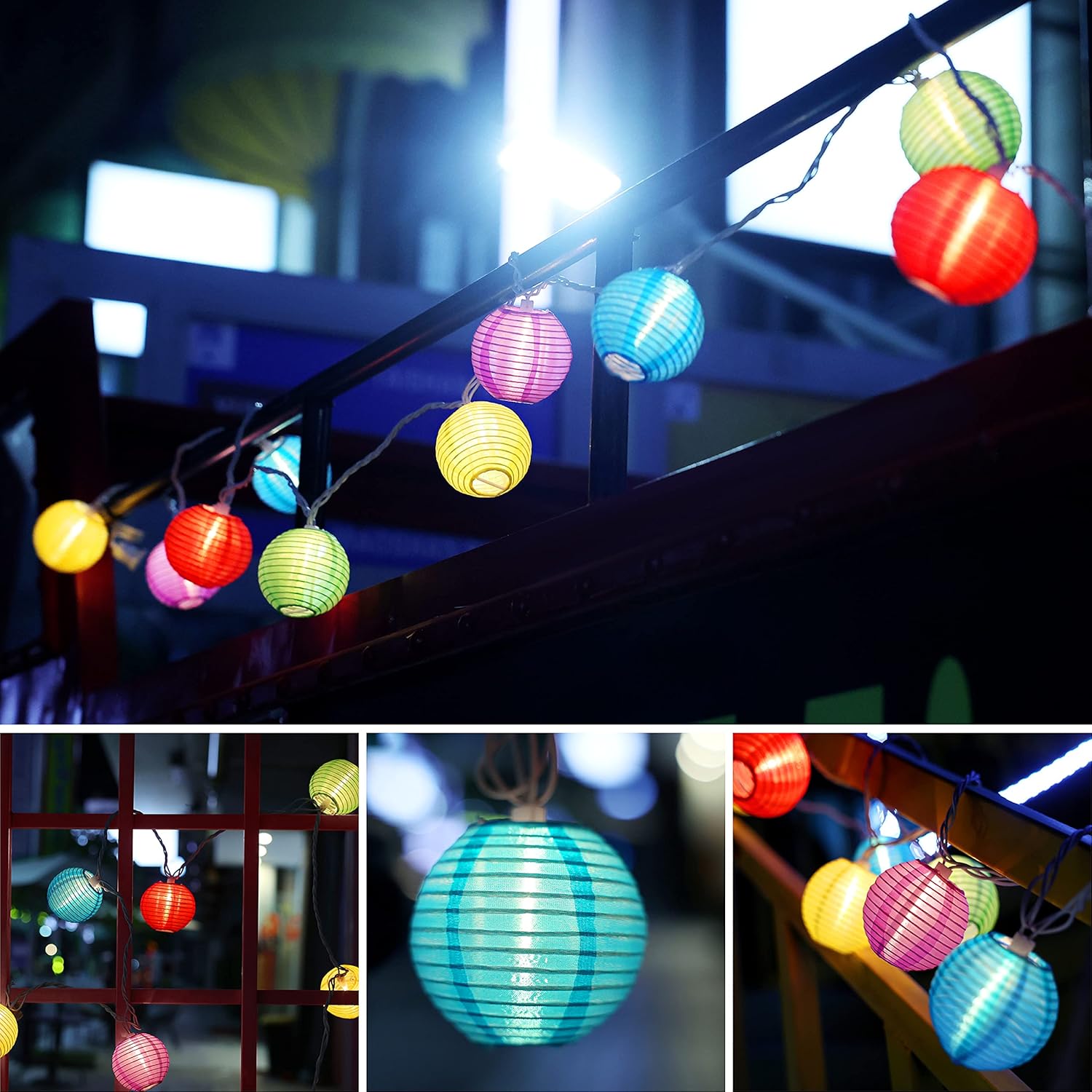 Luci a corda per lanterne sola - Lantern Paper Solar recensione e prezzo