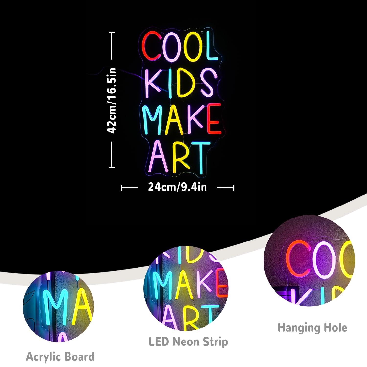 Insegna al Neon 'Cool Kids Mak - Lighting Decor For Bedroom recensione e prezzo