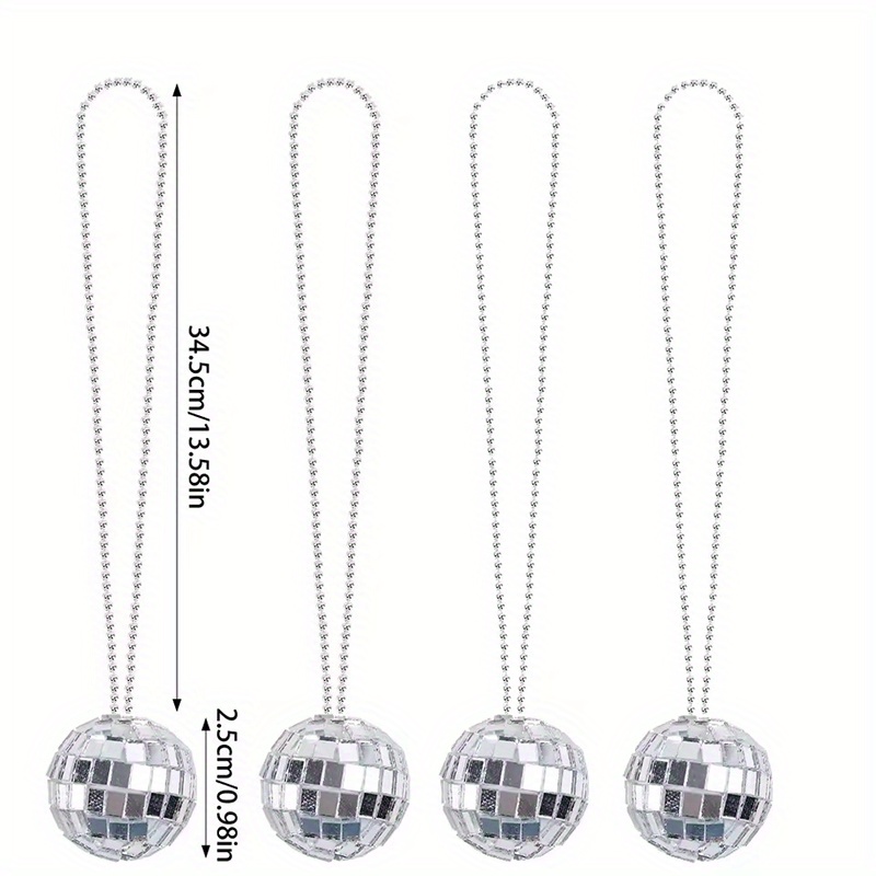 5-10 pezzi collane con sfere d - Disco Ball Mirror recensione e prezzo