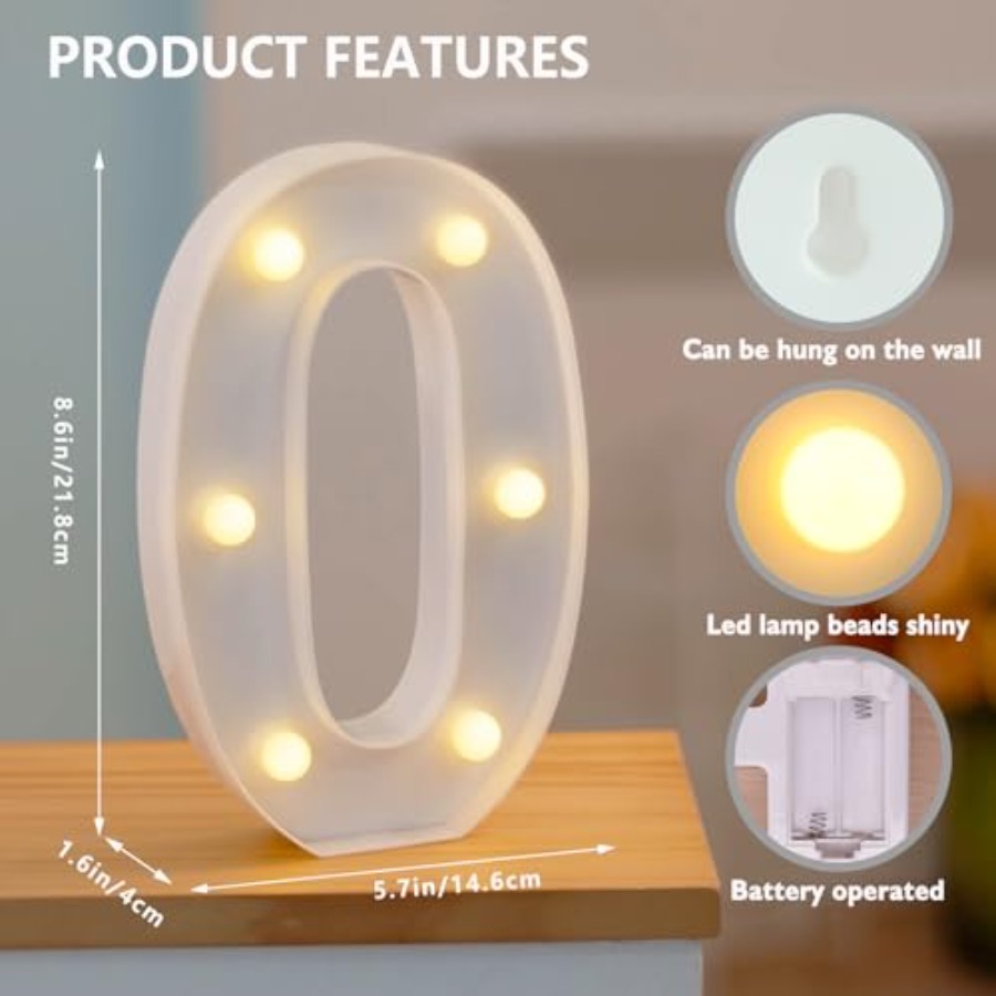 Numeri LED Luminosi, Lettere L - Light Up Letters Marquee recensione e prezzo